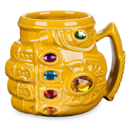Avengers Justice League Thanos Fist Mug Marvel Hero fist coffee mugs Creative Cartoon Milk Water Mug With Handgrip 16oz （1 Pcs）